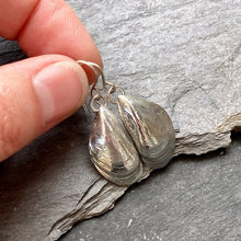 Load image into Gallery viewer, EARRINGS . mussel shells . dangle . large