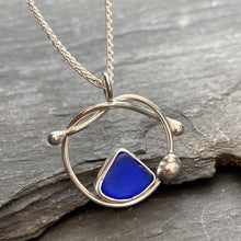 Load image into Gallery viewer, a. PENDANT . knot . blue