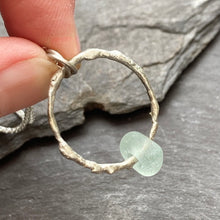 Load image into Gallery viewer, a. HOOP PENDANT . seafoam