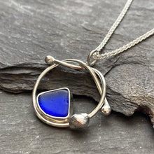 Load image into Gallery viewer, a. PENDANT . knot . blue
