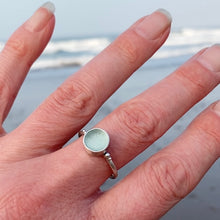 Load image into Gallery viewer, a. RING . classic seafoam . size N and O 1/2