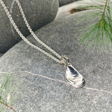 Load image into Gallery viewer, a. PENDANT . sea shell and sea glass cluster