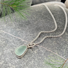 Load image into Gallery viewer, a. PENDANT . sea shell and sea glass cluster