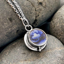 Load image into Gallery viewer, a. PENDANT . Drop in the Ocean . blue & white pottery