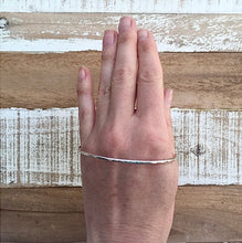 Load image into Gallery viewer, BANGLE . sea glass charm