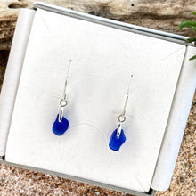 Load image into Gallery viewer, a. EARRINGS . dangles . cobalt blue
