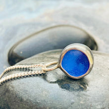 Load image into Gallery viewer, a. PENDANT . Drop in the Ocean . blue
