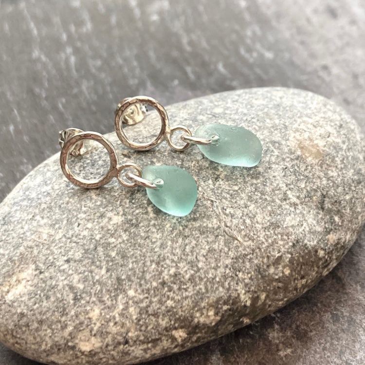 EARRINGS . textured ring . studs