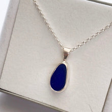 Load image into Gallery viewer, a . PENDANT . mermaids tear . cobalt blue
