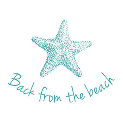 Back From the Beach is taking a short break. Any orders purchased after 25th July won’t be posted out until 31st.