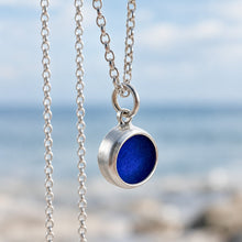 Load image into Gallery viewer, a. PENDANT . Drop in the Ocean . cobalt blue
