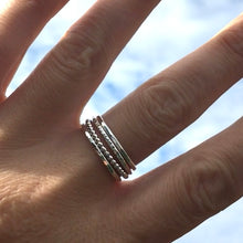 Load image into Gallery viewer, RINGS . stacking rings set
