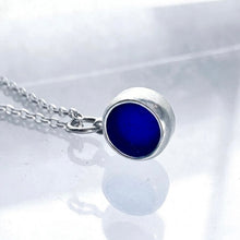 Load image into Gallery viewer, a. PENDANT . Drop in the Ocean . cobalt blue
