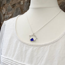 Load image into Gallery viewer, a. PENDANT . knot . blue
