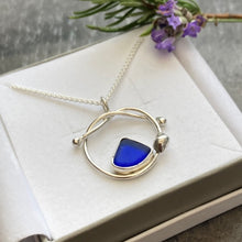 Load image into Gallery viewer, a. PENDANT . knot . blue
