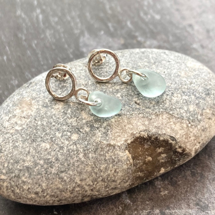 EARRINGS . textured ring . studs