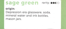 Load image into Gallery viewer, a . PENDANT . sea glass &amp; initial pebble charm . sage green
