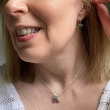 Load image into Gallery viewer, a. EARRINGS . dangles . green blue
