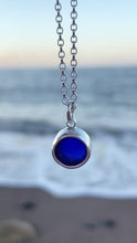 Load and play video in Gallery viewer, a. PENDANT . Drop in the Ocean . cobalt blue
